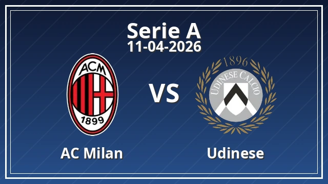 Thumbnail for AC Milan vs Udinese