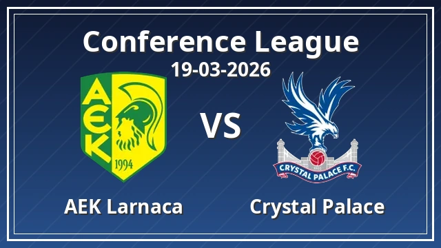 Thumbnail for AEK Larnaca vs Crystal Palace