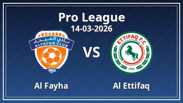 Thumbnail for Al Fayha vs Al Ettifaq