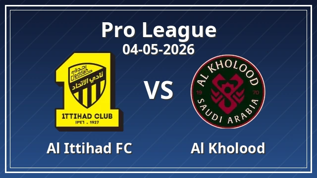 Thumbnail for Al Ittihad FC vs Al Kholood