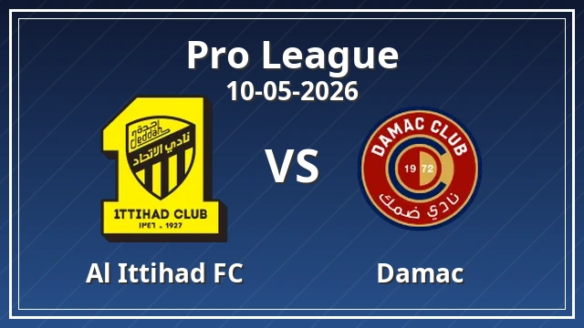 Thumbnail for Al Ittihad FC vs Damac