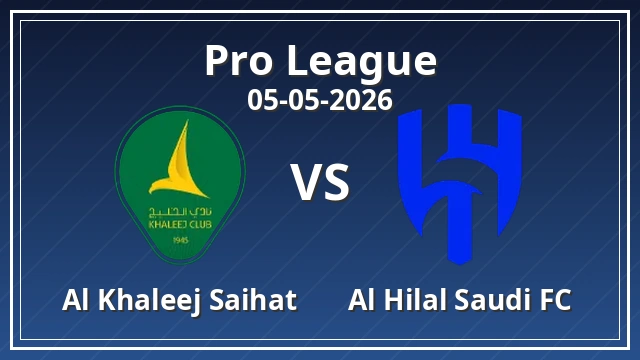 Thumbnail for Al Khaleej Saihat vs Al Hilal Saudi FC
