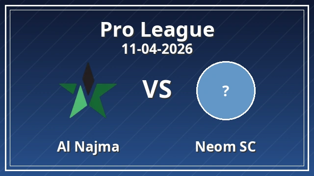 Thumbnail for Al Najma vs Neom SC