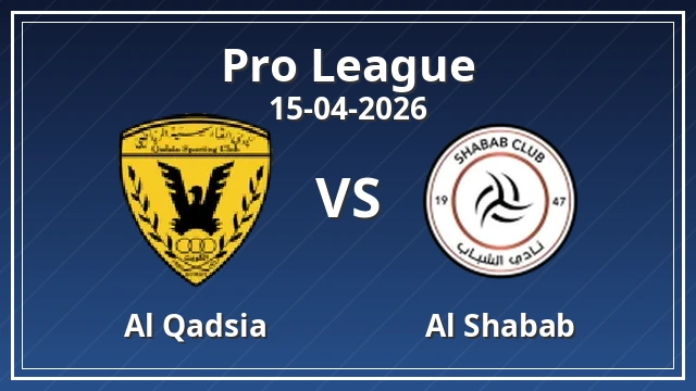 Thumbnail for Al Qadsia vs Al Shabab
