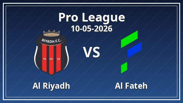 Thumbnail for Al Riyadh vs Al Fateh