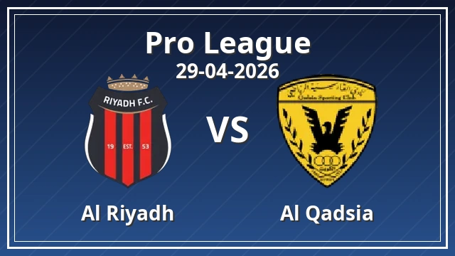Thumbnail for Al Riyadh vs Al Qadsia