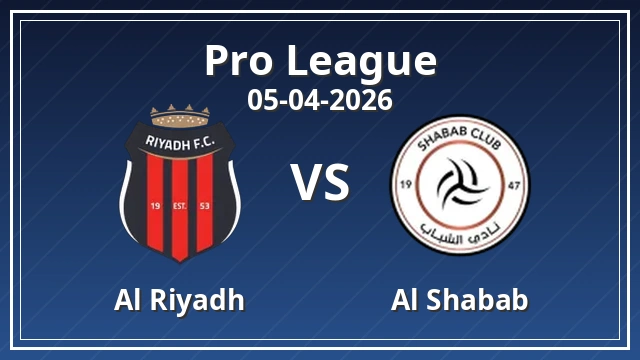 Thumbnail for Al Riyadh vs Al Shabab