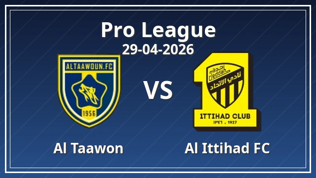 Thumbnail for Al Taawon vs Al Ittihad FC