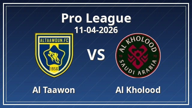 Thumbnail for Al Taawon vs Al Kholood