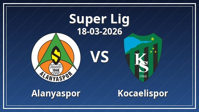 Thumbnail for Alanyaspor - Kocaelispor