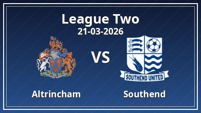 Thumbnail for Altrincham vs Southend
