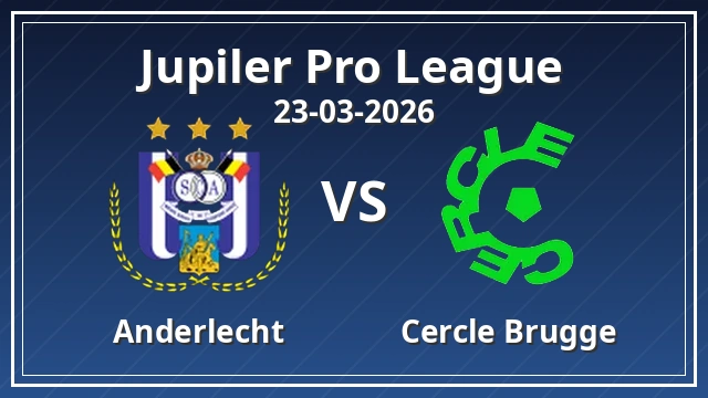 Thumbnail for Anderlecht vs Cercle Brugge