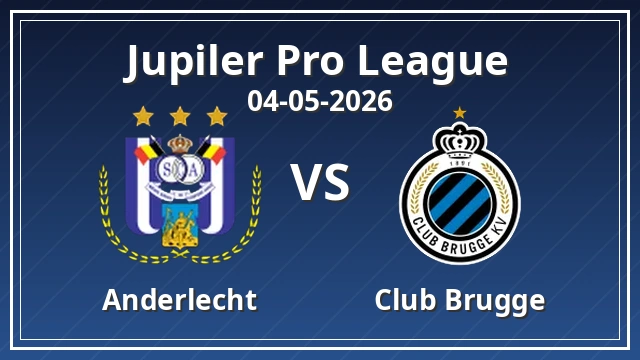 Thumbnail for Anderlecht vs Club Brugge