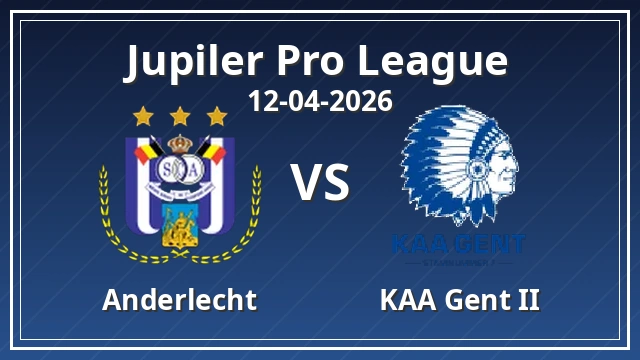 Thumbnail for Anderlecht vs KAA Gent II