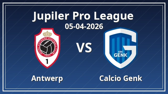 Thumbnail for Antwerp vs Calcio Genk
