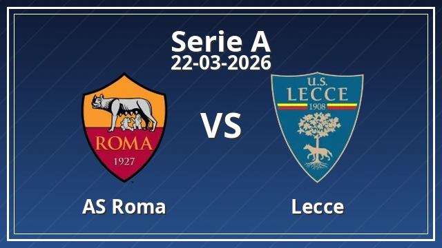 Thumbnail for AS Roma vs Lecce