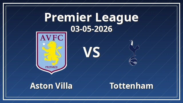 Thumbnail for Aston Villa vs Tottenham Hotspur