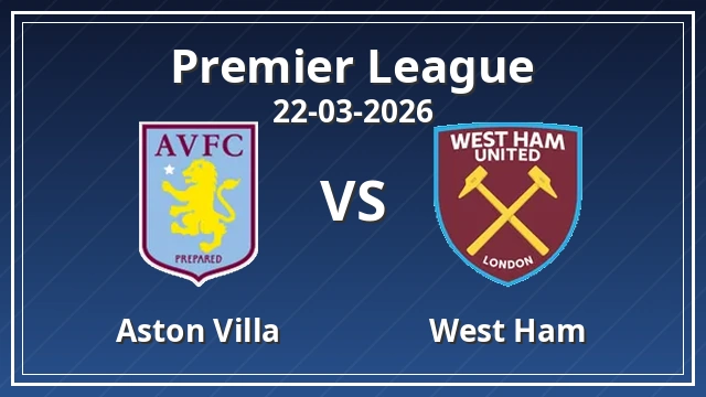 Thumbnail for Aston Villa vs West Ham