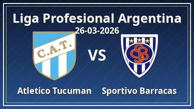 Thumbnail for Atletico Tucuman vs Sportivo Barracas