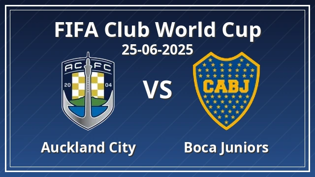 Thumbnail for Auckland City vs Boca Juniors
