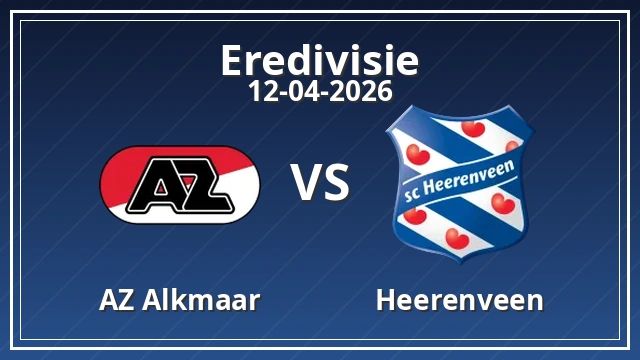 Thumbnail for AZ Alkmaar vs Heerenveen