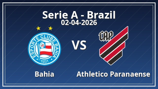Thumbnail for Bahia - Athletico Paranaense