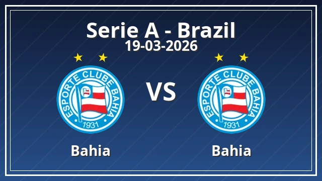 Thumbnail for Bahia - Red Bull Bragantino