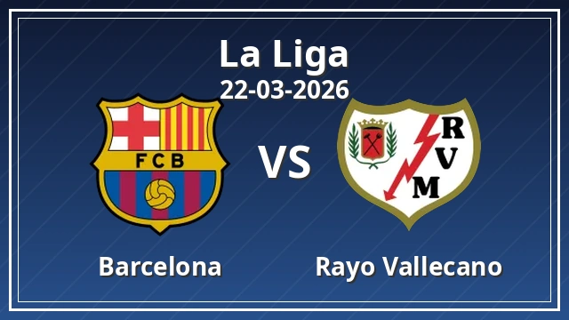Thumbnail for Barcelona vs Rayo Vallecano