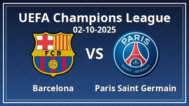 Thumbnail for Barcelona vs Paris Saint Germain