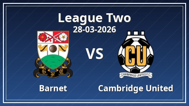 Thumbnail for Barnet vs Cambridge United
