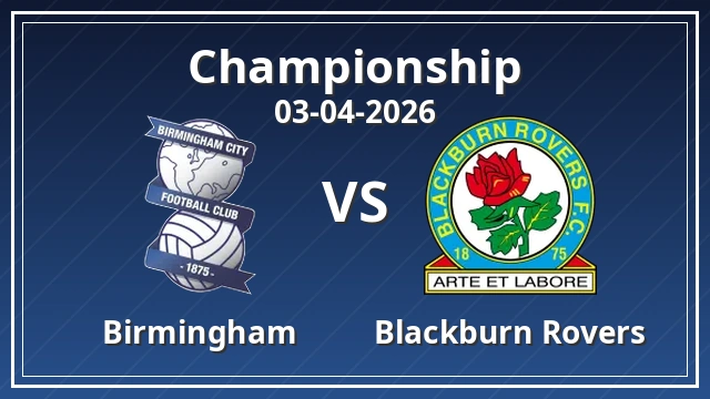 Thumbnail for Birmingham vs Blackburn Rovers