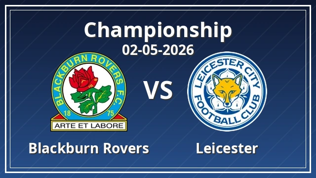 Thumbnail for Blackburn Rovers vs Leicester