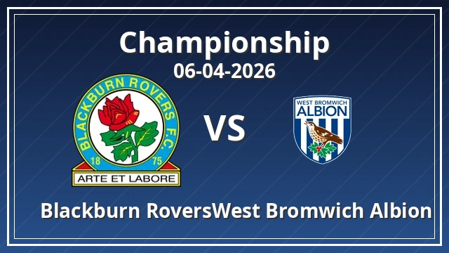 Thumbnail for Blackburn Rovers vs West Bromwich Albion
