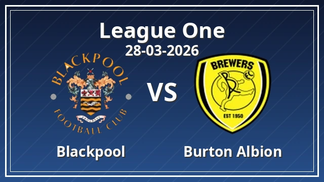 Thumbnail for blackpool - burton albion
