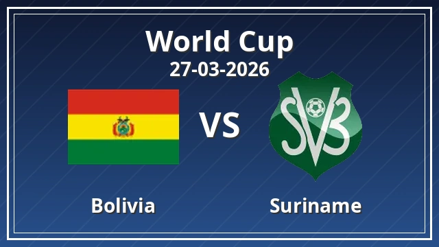 Thumbnail for Bolivia vs Suriname