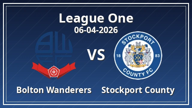 Thumbnail for Bolton Wanderers vs Stockport County