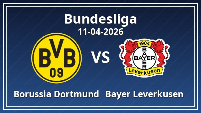 Thumbnail for Borussia Dortmund vs Bayer Leverkusen