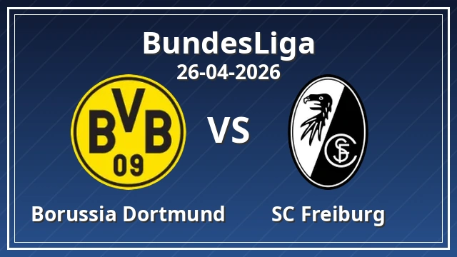 Thumbnail for Borussia Dortmund vs SC Freiburg