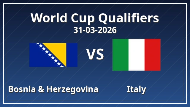 Thumbnail for Bosnia-Herzegovina vs Italy