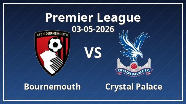 Thumbnail for Bournemouth vs Crystal Palace