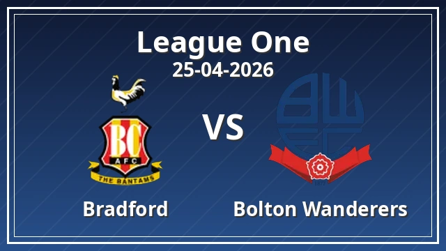 Thumbnail for Bradford vs Bolton Wanderers