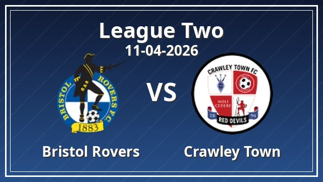 Thumbnail for Bristol Rovers vs Crawley Town