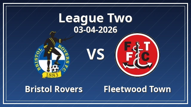Thumbnail for Bristol Rovers vs Fleetwood Town