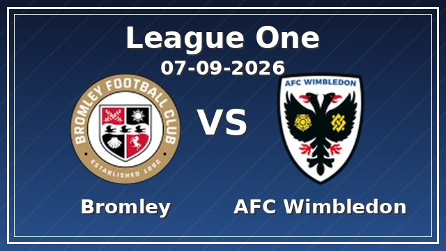 bromley - afc wimbledon