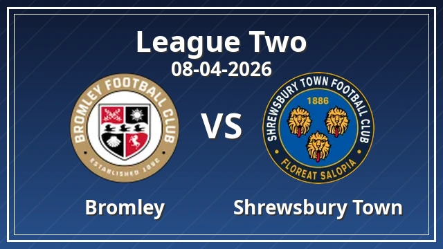 Thumbnail for Bromley vs Shrewsbury Town