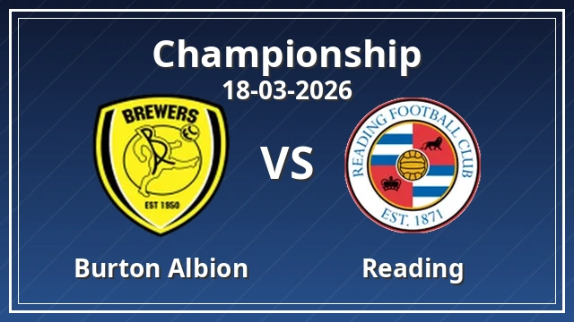 Thumbnail for Burton Albion vs Reading