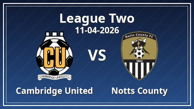 Thumbnail for Cambridge United vs Notts County