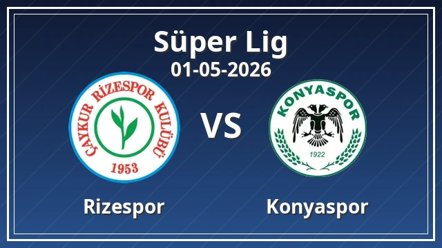 Thumbnail for Çaykur Rizespor - Konyaspor
