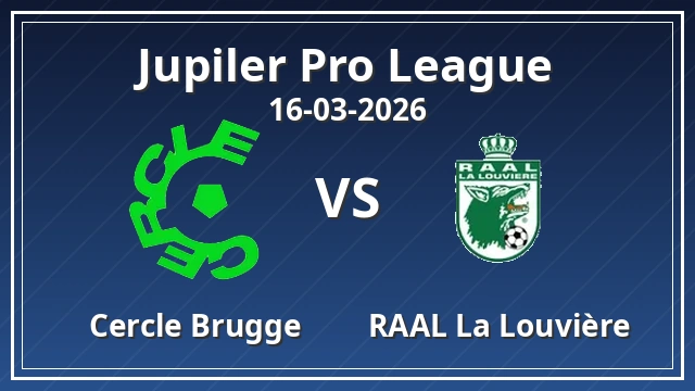 Thumbnail for Cercle Brugge vs RAAL La Louvière