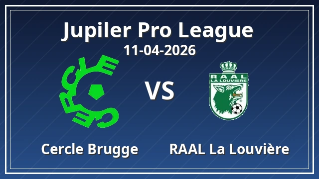 Thumbnail for Cercle Brugge vs RAAL La Louvière